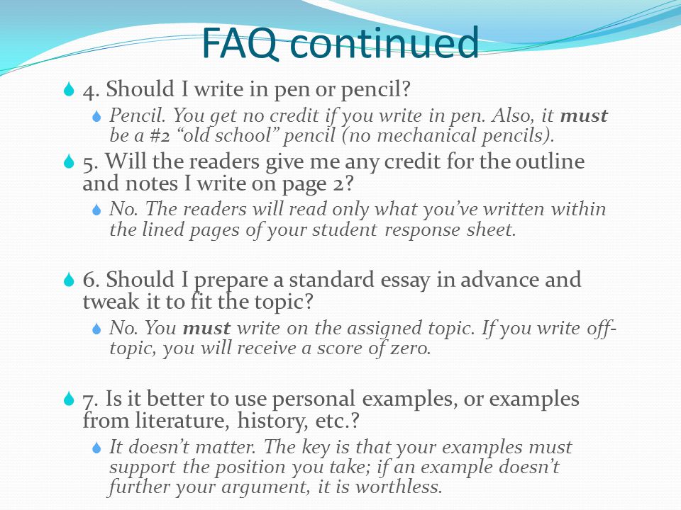 sat essay themes