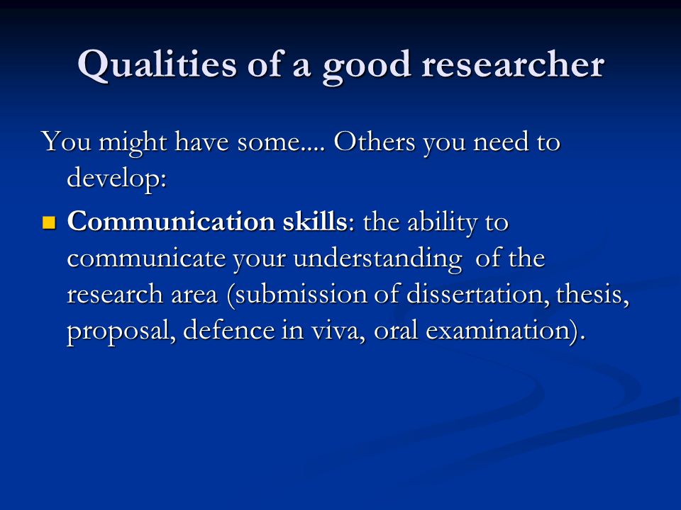 Dissertation Proposal Defense
