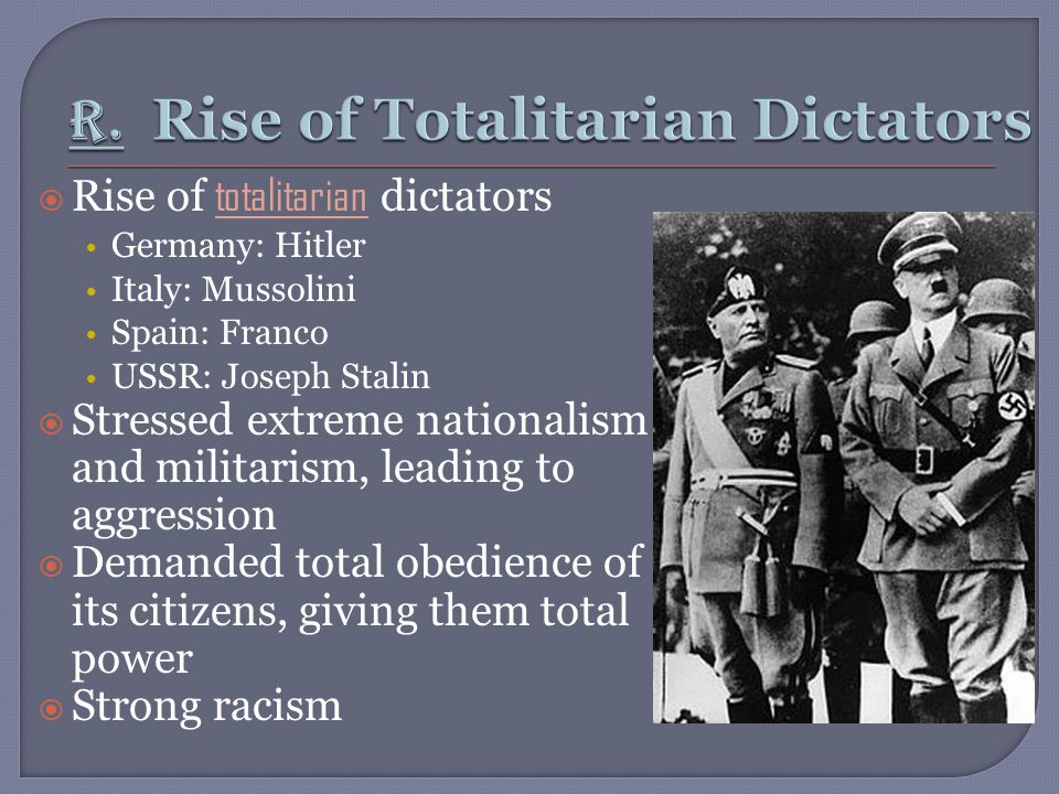 hitler as a totalitarian dictator essay Words: 2361 length: 8 pages document type: essay paper #: 2904348 totalitarianism hannah arendt, in her book, origins of totalitarianism, attributes the formation of a mass society in europe in the first decades of the 20th century to grassroots eruptions from a number of collective groups these were the mob, the. hitler as a totalitarian dictator essay Words: 2361 length: 8 pages document type: essay paper #: 2904348 totalitarianism hannah arendt, in her book, origins of totalitarianism, attributes the formation of a mass society in europe in the first decades of the 20th century to grassroots eruptions from a number of collective groups these were the mob, the.