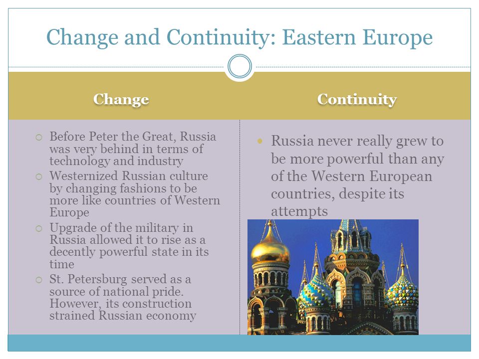 changes and continuities in western europe changes and continuities in western europe