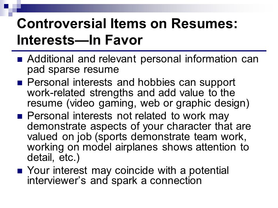 
hobbies and interests cv examples uk