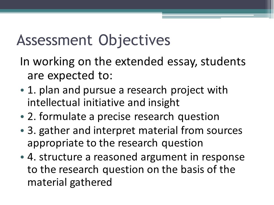 Ib History Extended Essay Structure