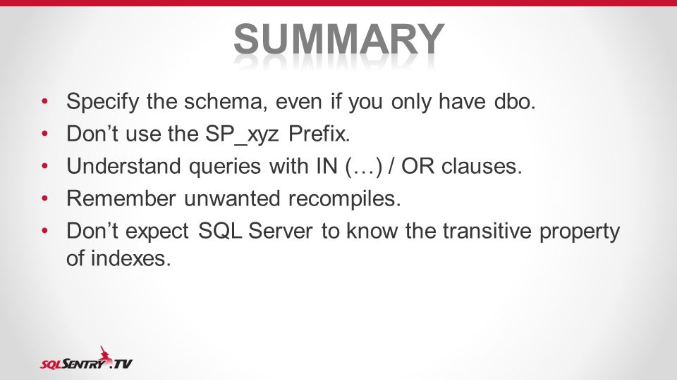 Specify the schema, even if you only have dbo. Don’t use the SP_xyz Prefix.