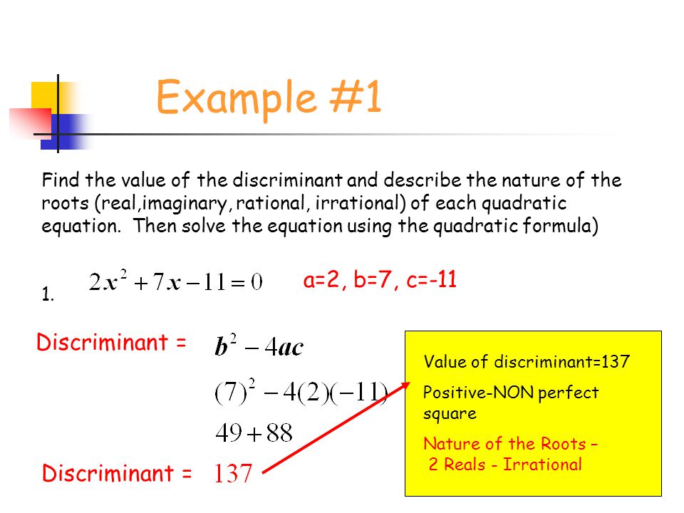 What Is The Root Of A Quadratic Equation Talkchannels Quadratic Equation Discriminant