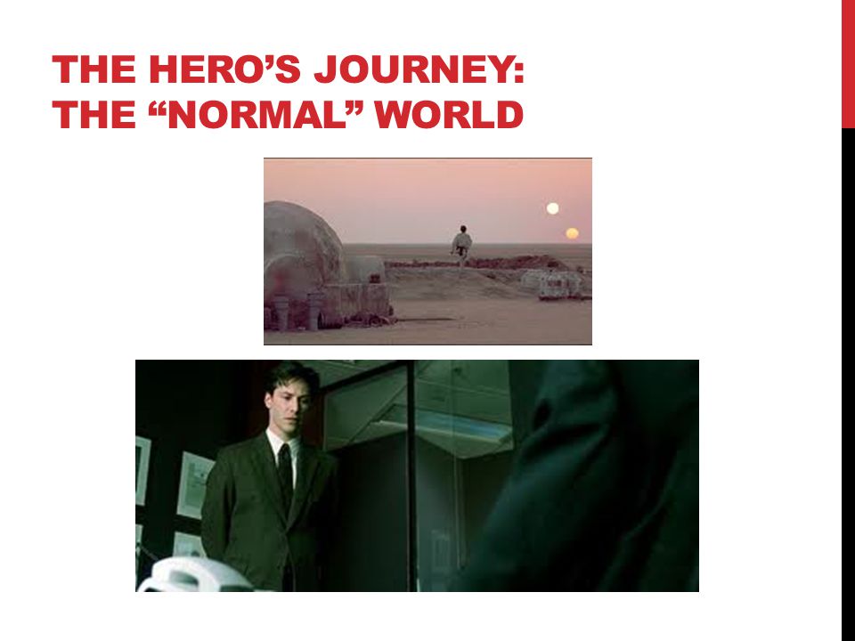 THE HERO’S JOURNEY: THE NORMAL WORLD