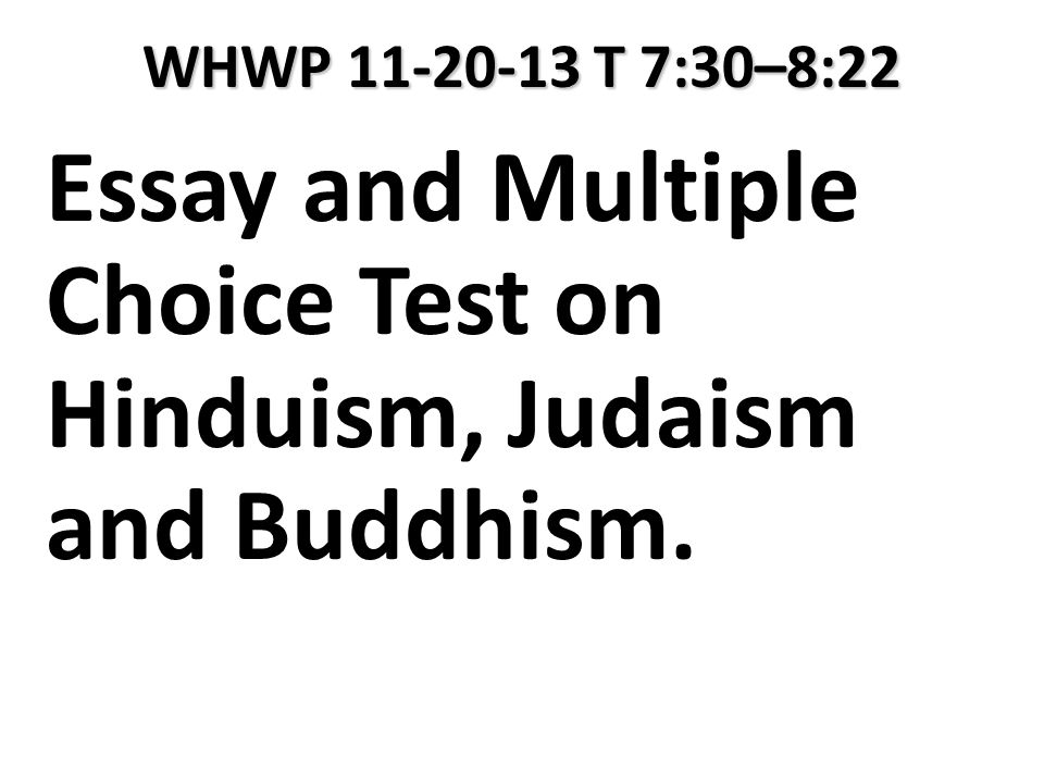 essay on Hinduism and Buddhism compare/contrast essay
