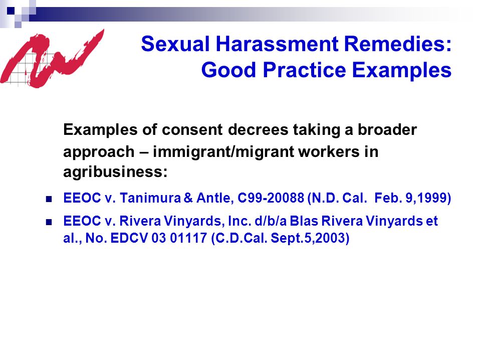 Harassment Sexual Remedies For Harassment Sexual Remedies For