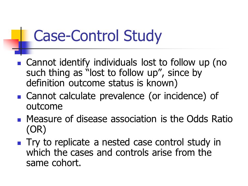 nested case control study definition nested case control study definition