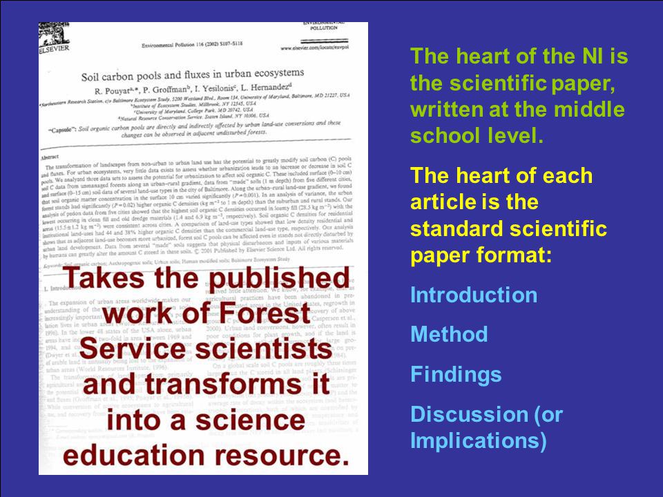 natural inquirer writing course learn to write a natural inquirer standard scientific paper format