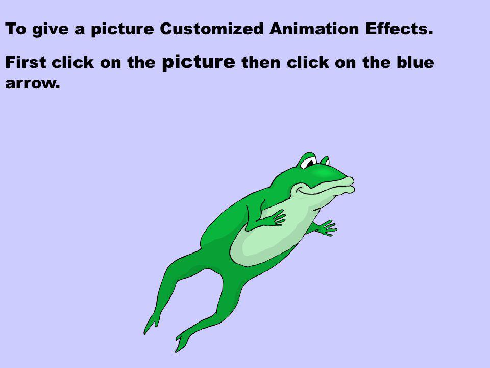 Step Six Animation Effects