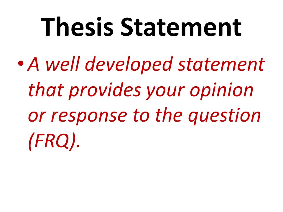 Youtube Thesis Statement