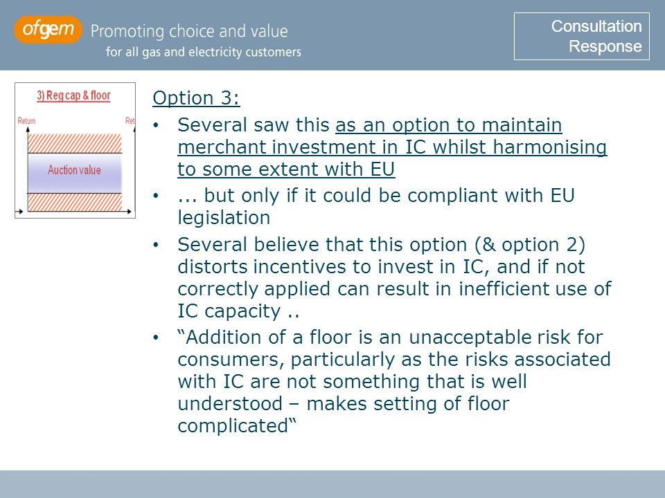 Option 3: Several saw this as an option to maintain merchant investment in IC whilst harmonising to some extent with EU...