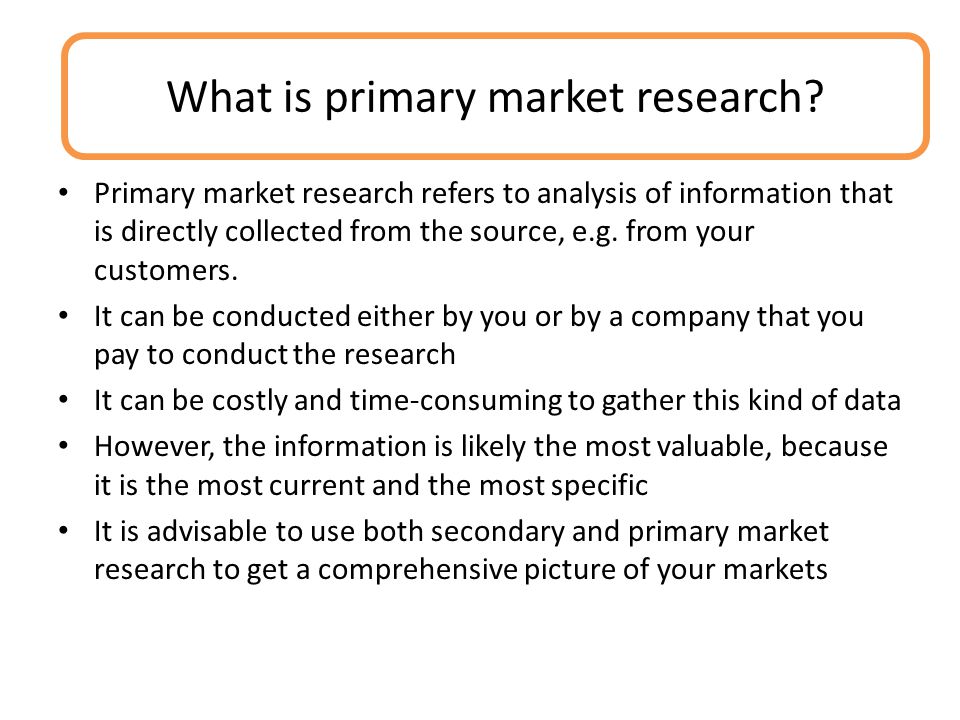 primary research refers to primary research refers to