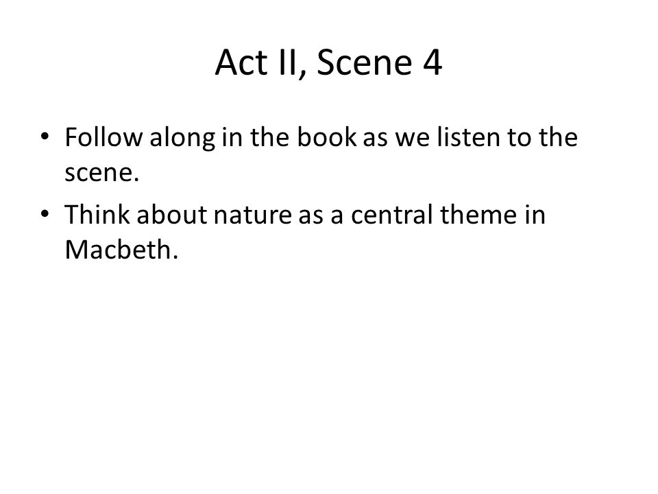 macbeth theme of nature