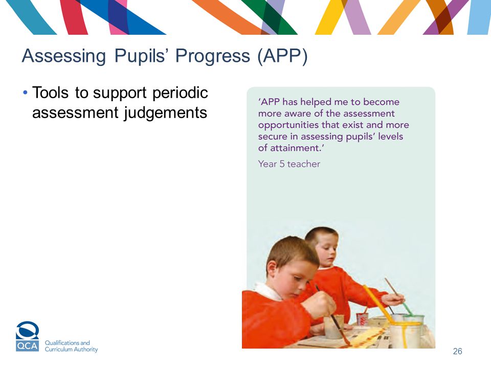 Assessing Pupils’ Progress (APP) 26 Tools to support periodic assessment judgements