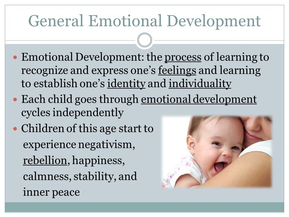 General Emotional Development