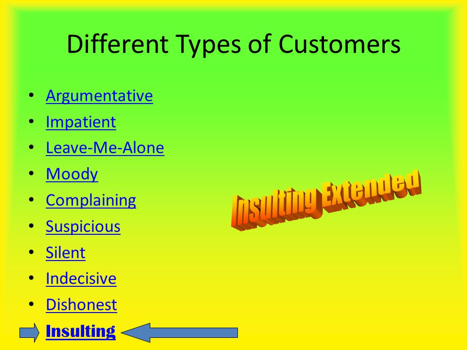 types of customer service roles