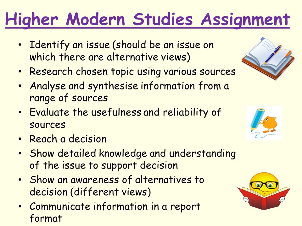 Higher modern studies essay help