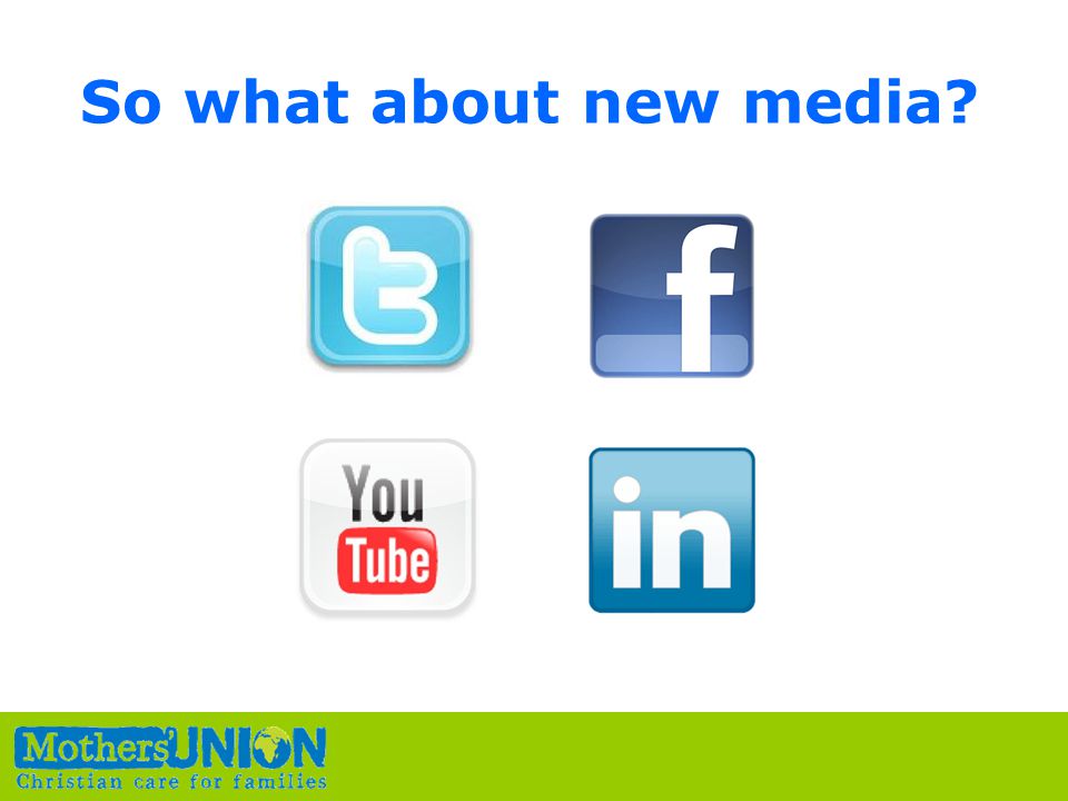 So what about new media