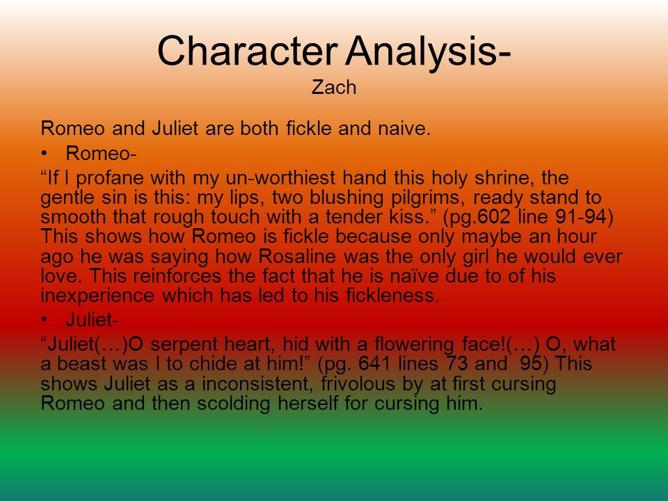 Romeo And Juliet Analysis Essay