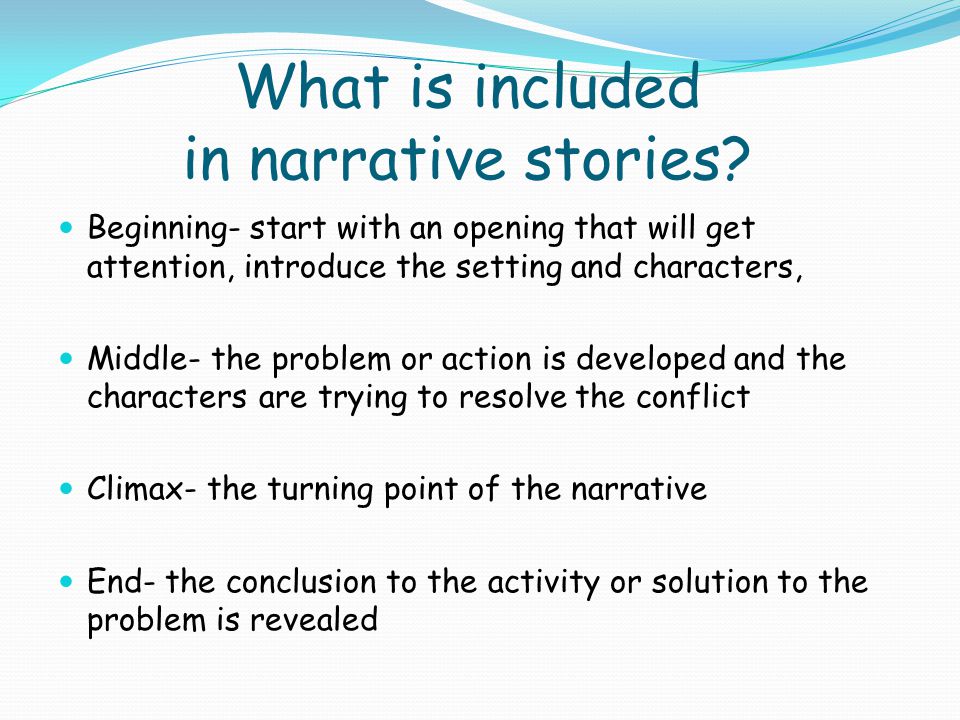 How To Start A Narrative Essay About Yourself