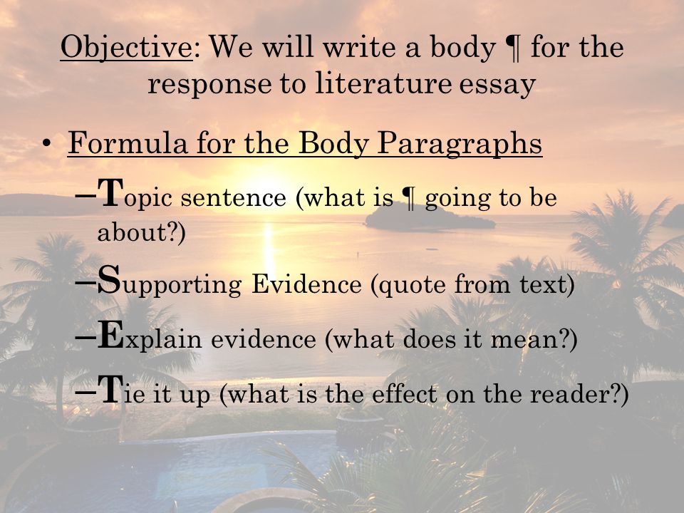 What Is A Formulaic Essay