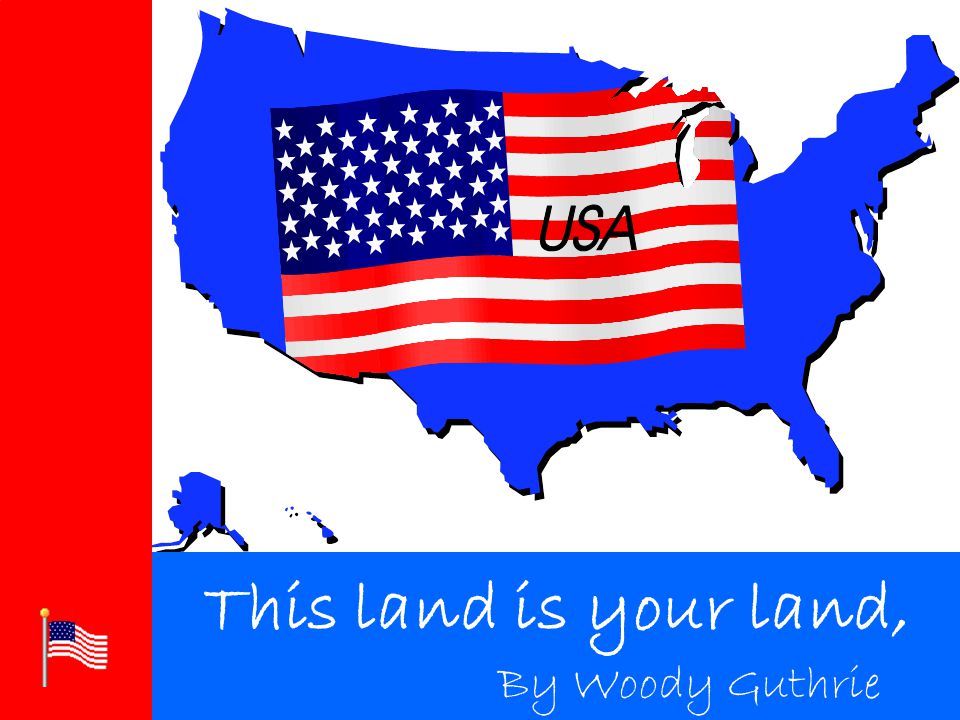 Click to edit Master title style Click to edit Master text styles –Second level Third level –Fourth level »Fifth level This land is your land, By Woody Guthrie