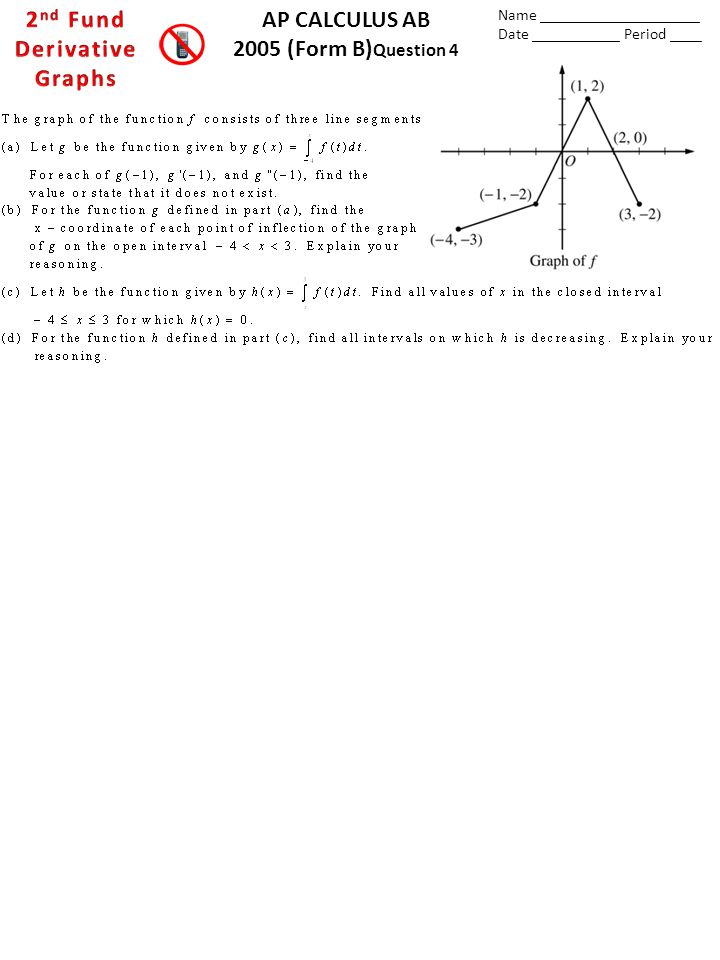 name date ______ period ____ ppt download ap calculus ab 2003 form b