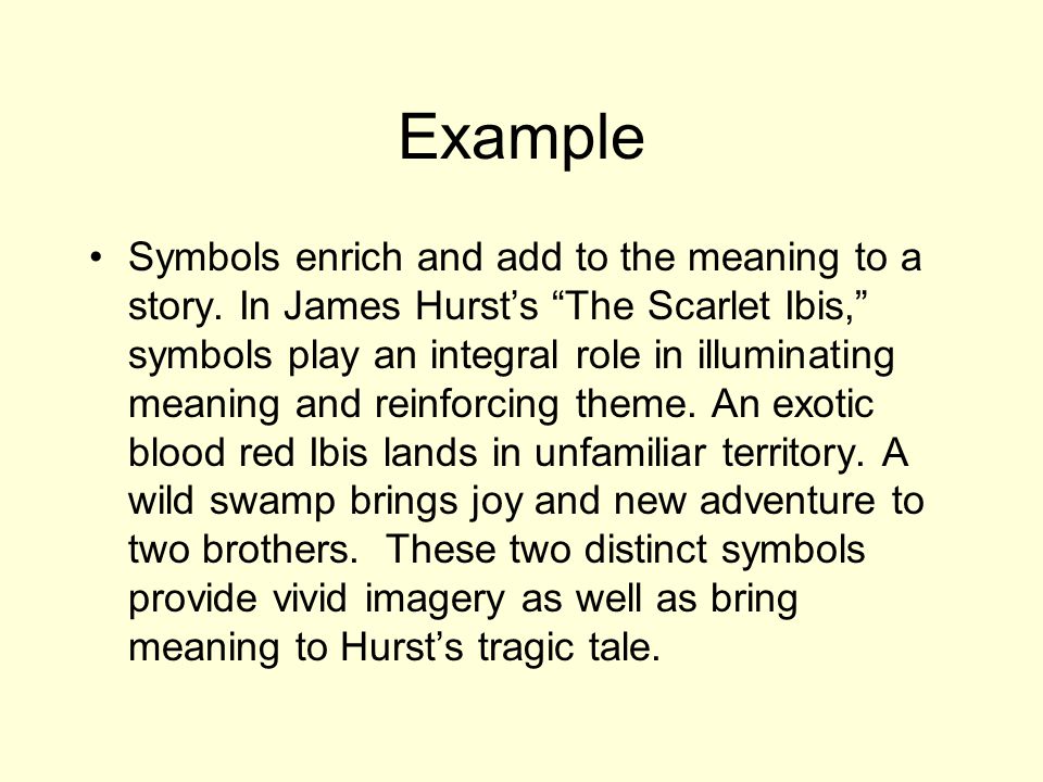 the scarlet ibis symbolism essay the scarlet ibis symbolism essay