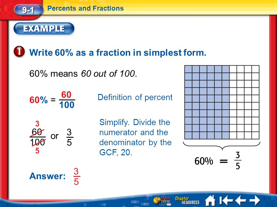 write fractions in simplest form write fractions in simplest form