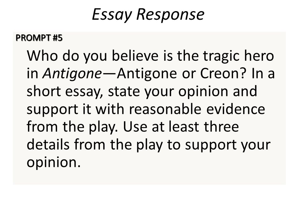 Antigone vs creon tragic hero essay