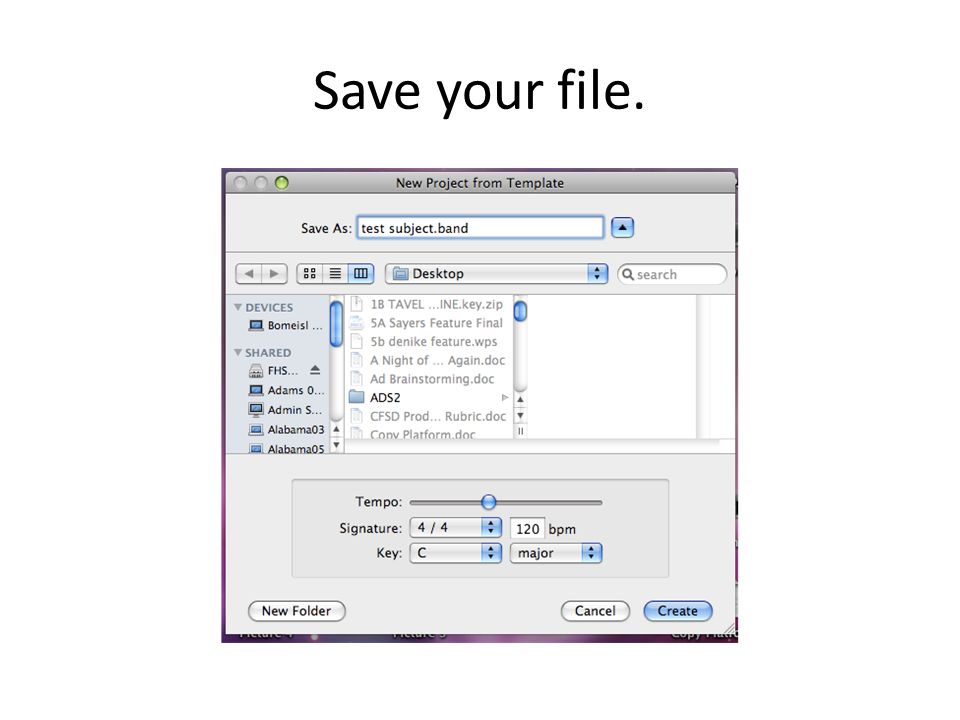 Save your file.