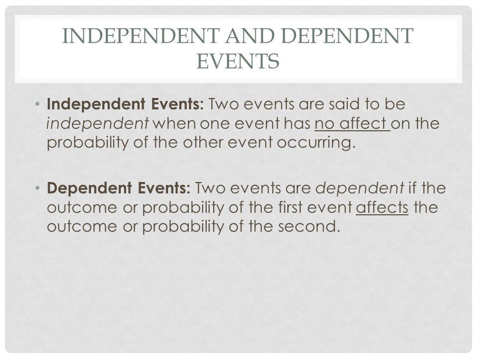 Worksheets Probability Independent And Dependent Events Worksheet With Answers probability of independent and dependent events worksheet unit 6 ppt