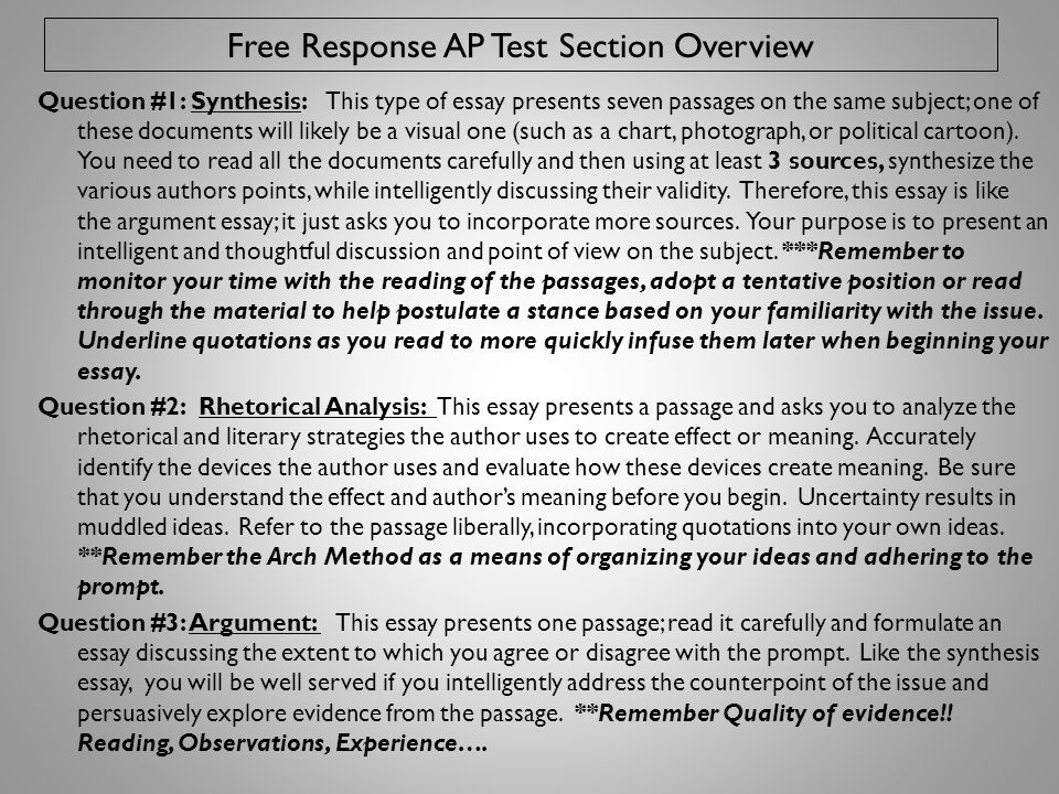 Essay terms explained — University of Leicester
