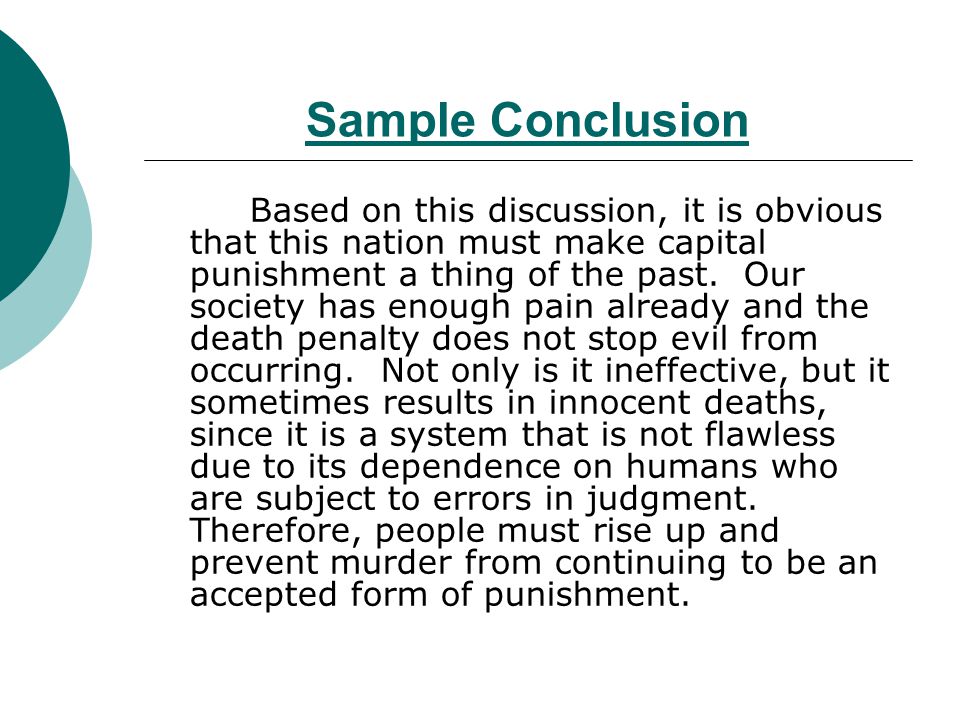 pro capital punishment essay