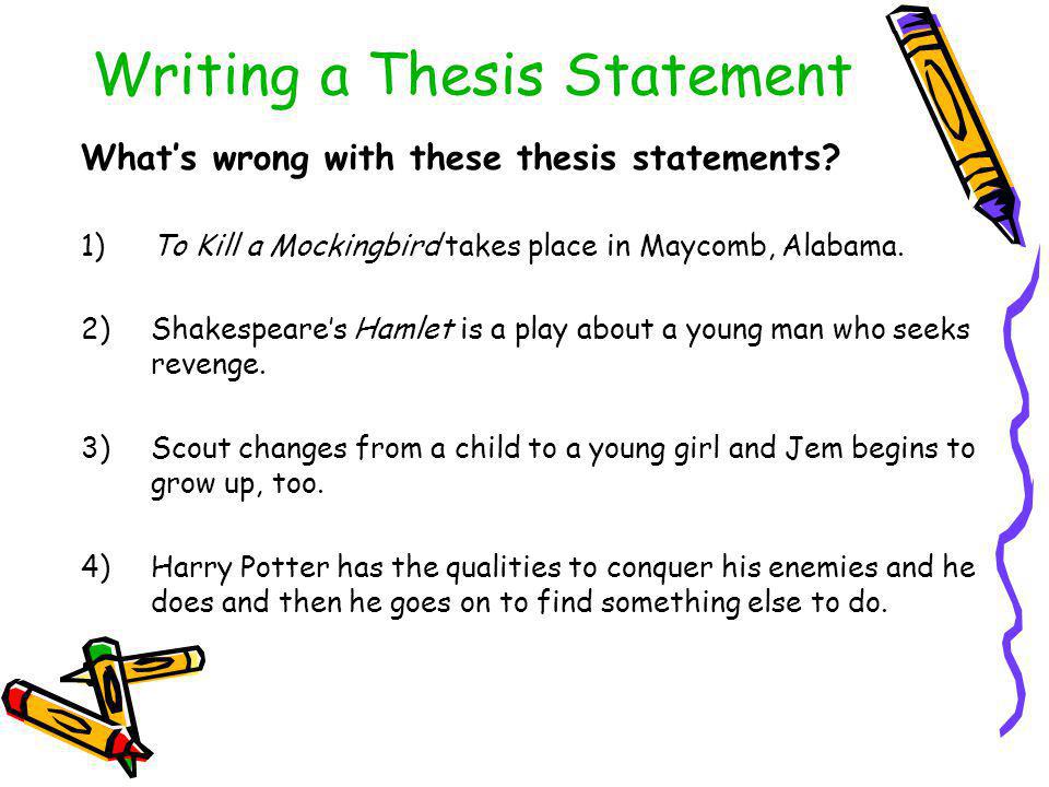 to kill a mockingbird thesis statements examples