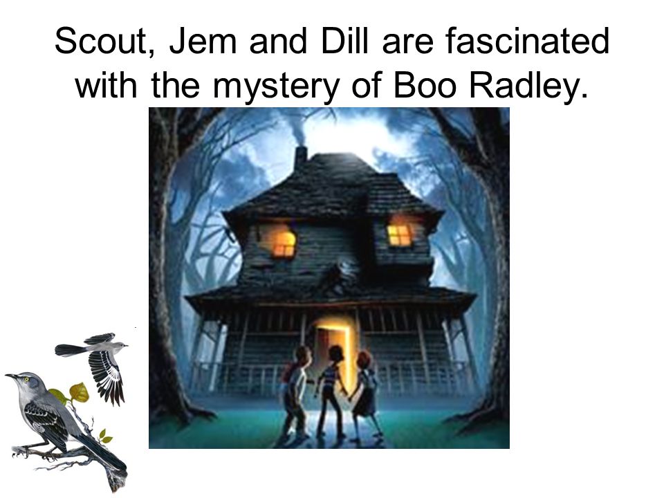 Scout, Jem and Dill are fascinated with the mystery of Boo Radley.