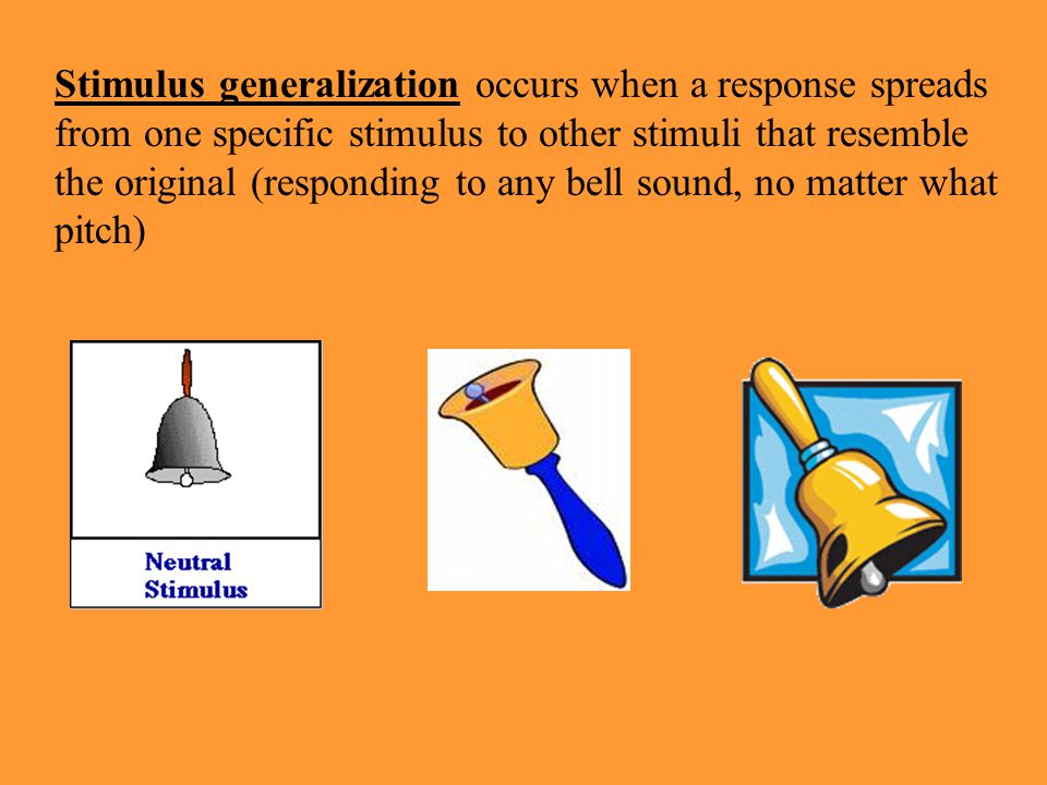 stimulus generalization