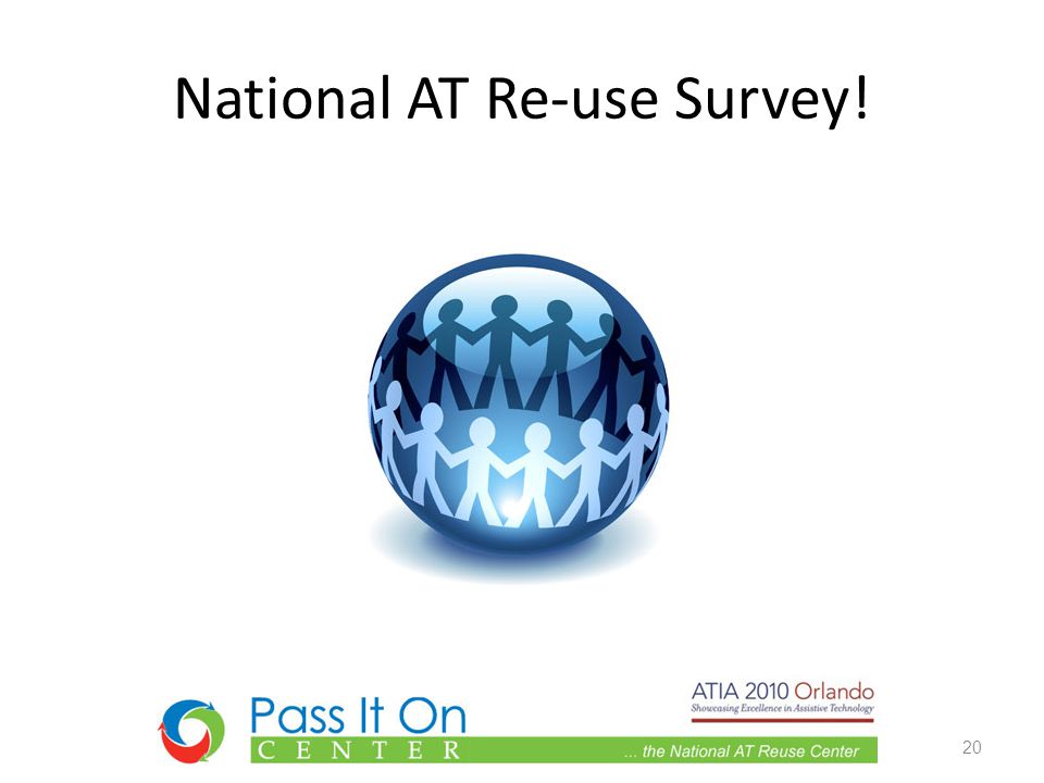 National AT Re-use Survey! 20