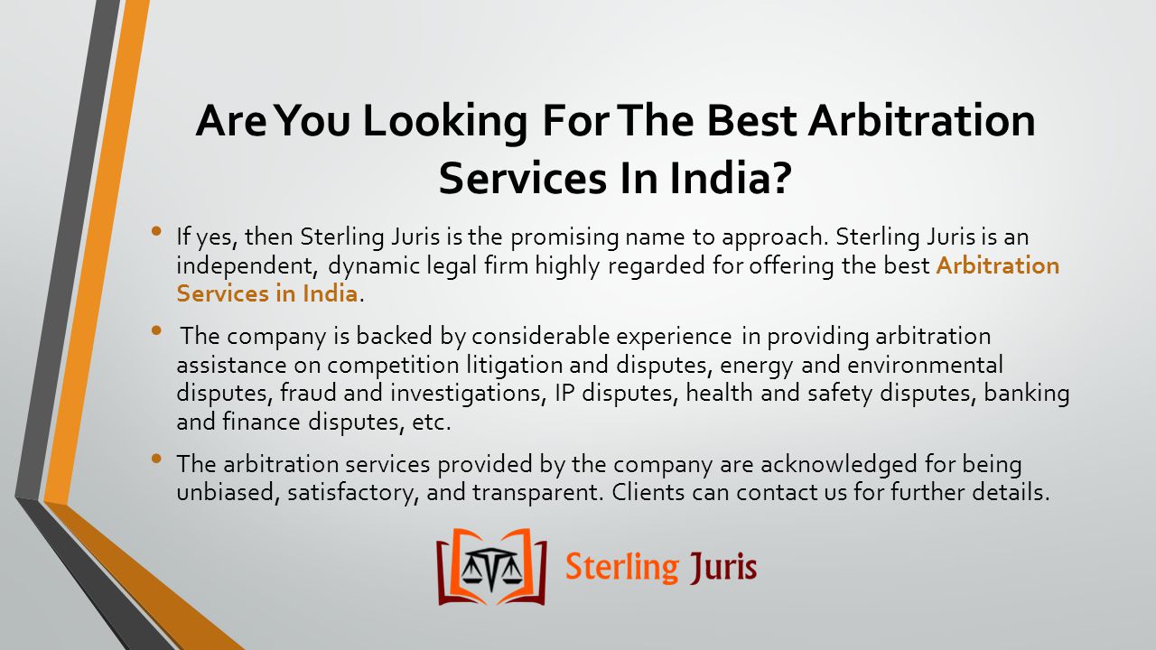 Are You Looking For The Best Arbitration Services In India.