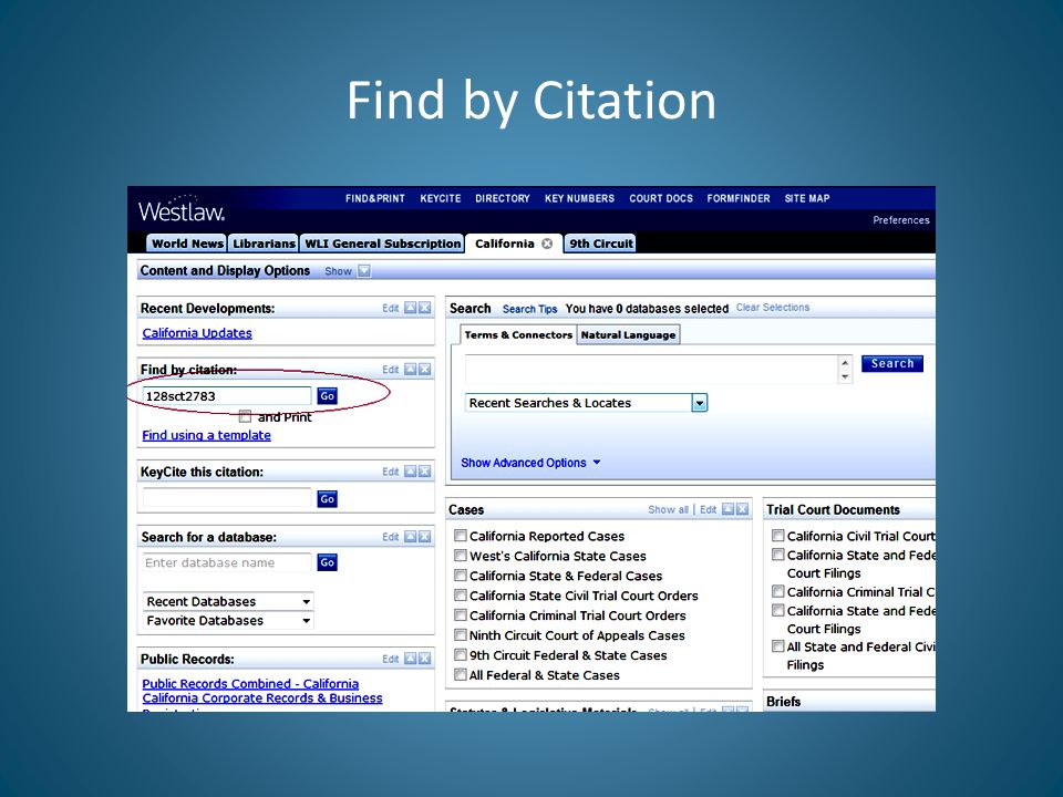 Find by Citation
