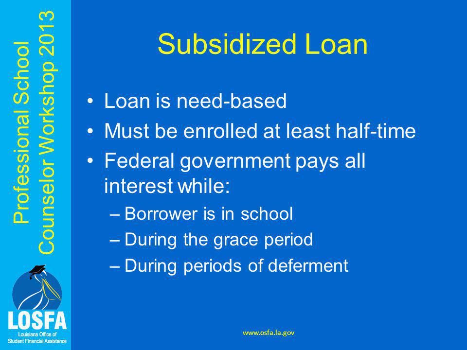 unsubsidized loans calculator