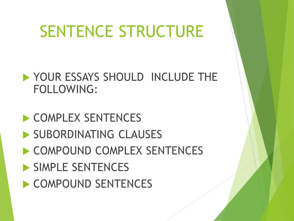 Simple Essay Structure