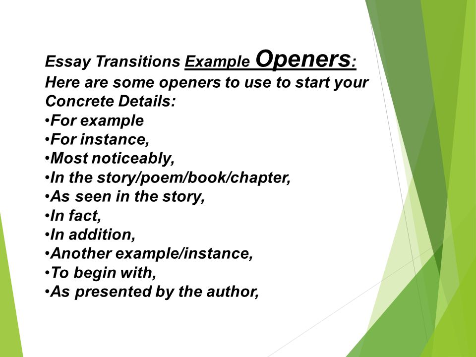 Tools for Writing: Transitions - Aims Community College