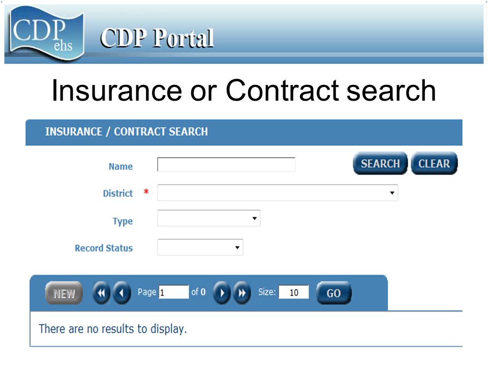 Insurance or Contract search
