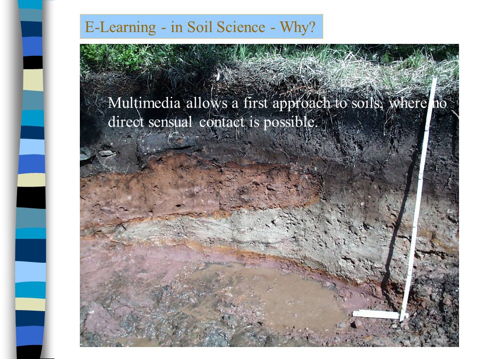 E-Learning - in Soil Science - Why.