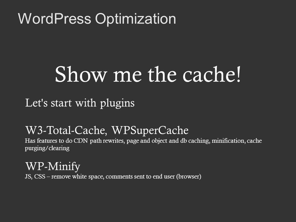 WordPress Optimization markkelnar - WP - wpengine.com/optimizing-WordPress WordCamp Atlanta ppt download - 웹