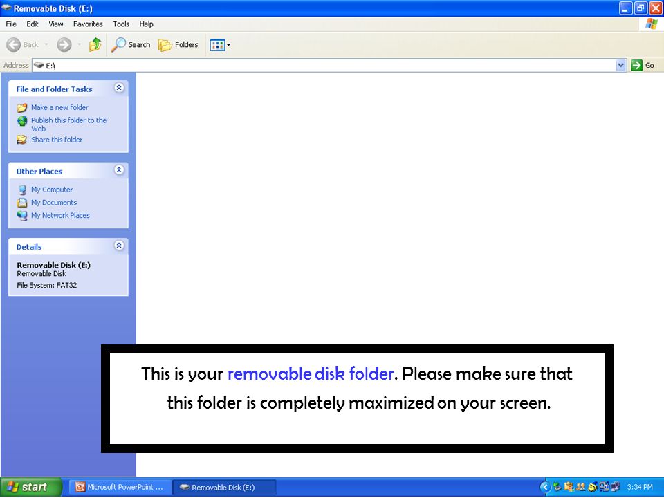 This is your removable disk folder.