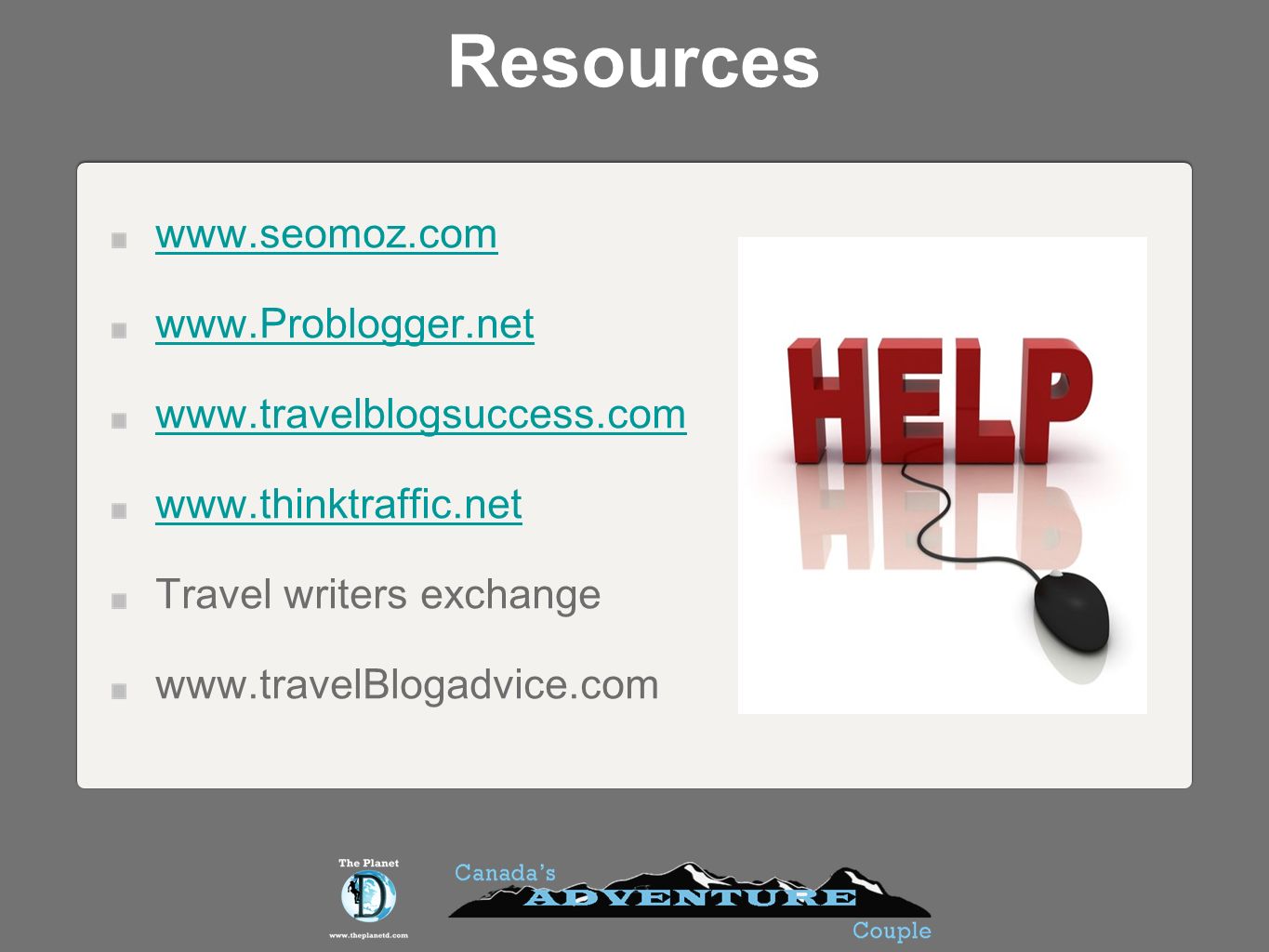 Resources Travel writers exchange
