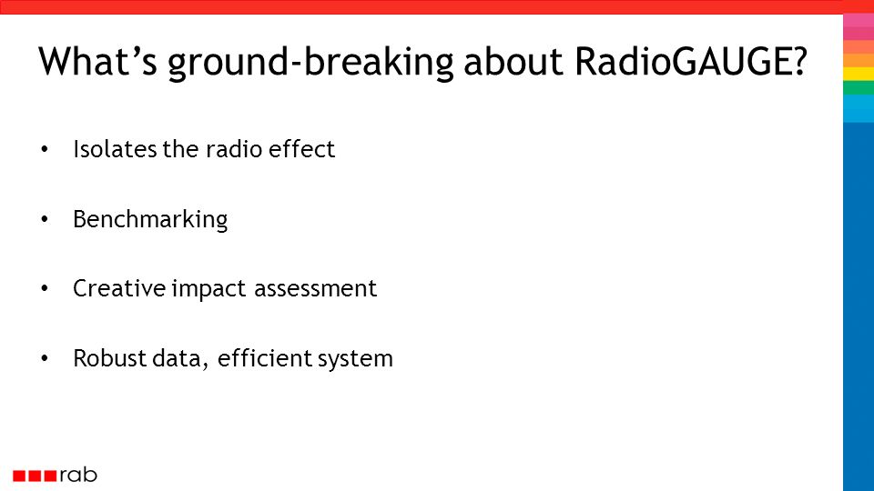Whats ground-breaking about RadioGAUGE.